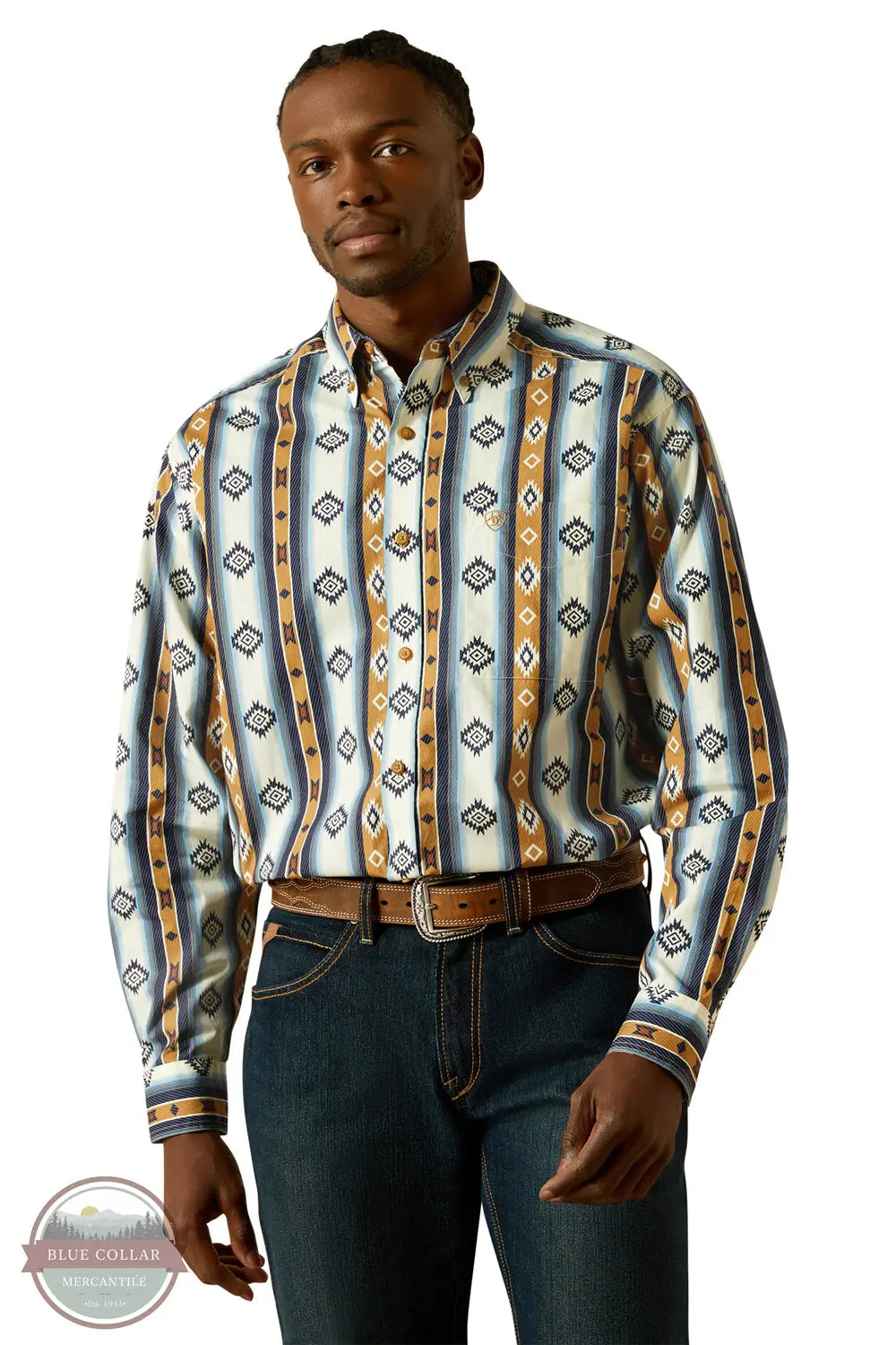 Ariat 10062236 Shilo Classic Stripe Long Sleeve Shirt, front