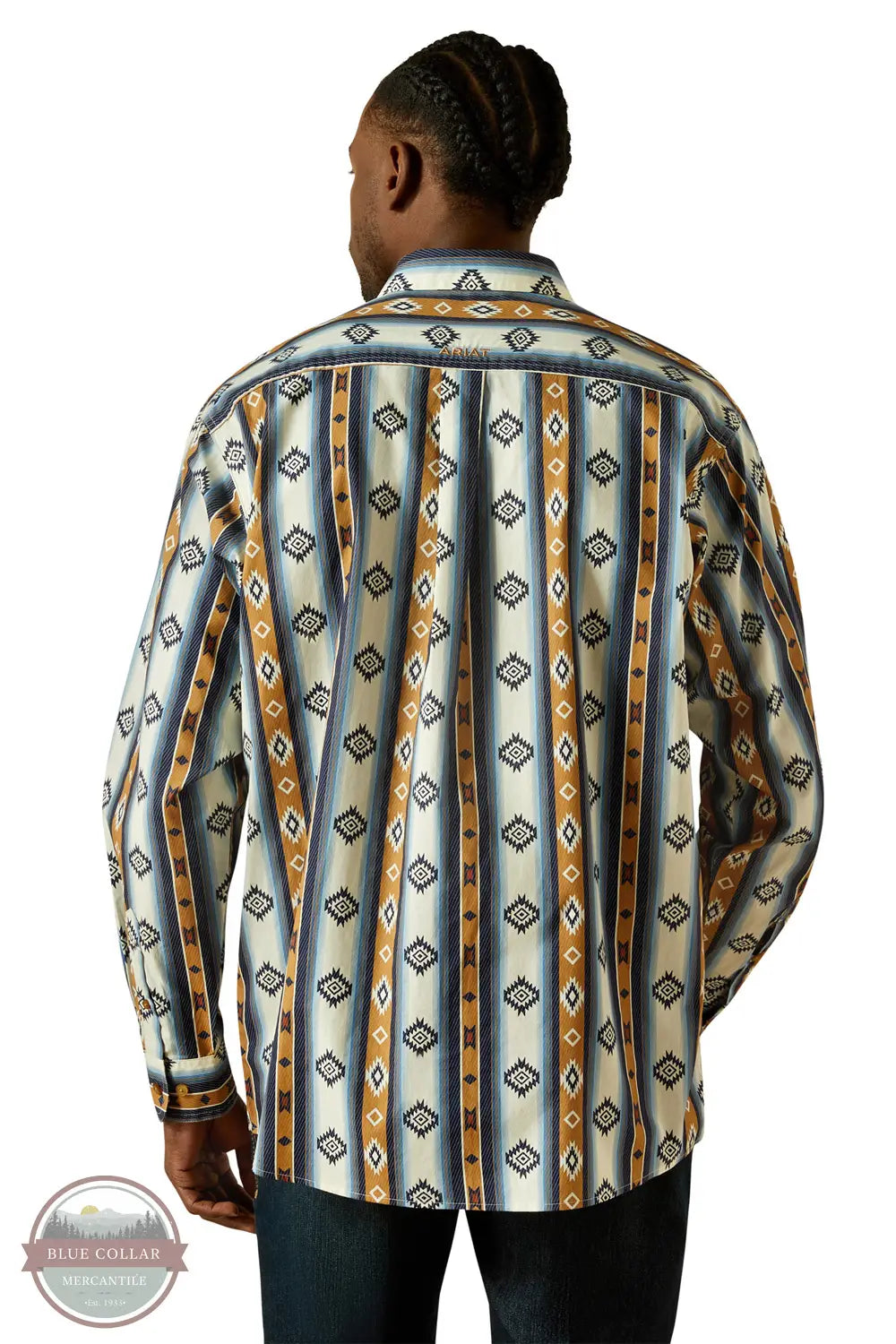 Ariat 10062236 Shilo Classic Stripe Long Sleeve Shirt, rear