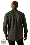 Ariat 10062253 Team Philbert Classic Print Long Sleeve Shirt in Black, rear