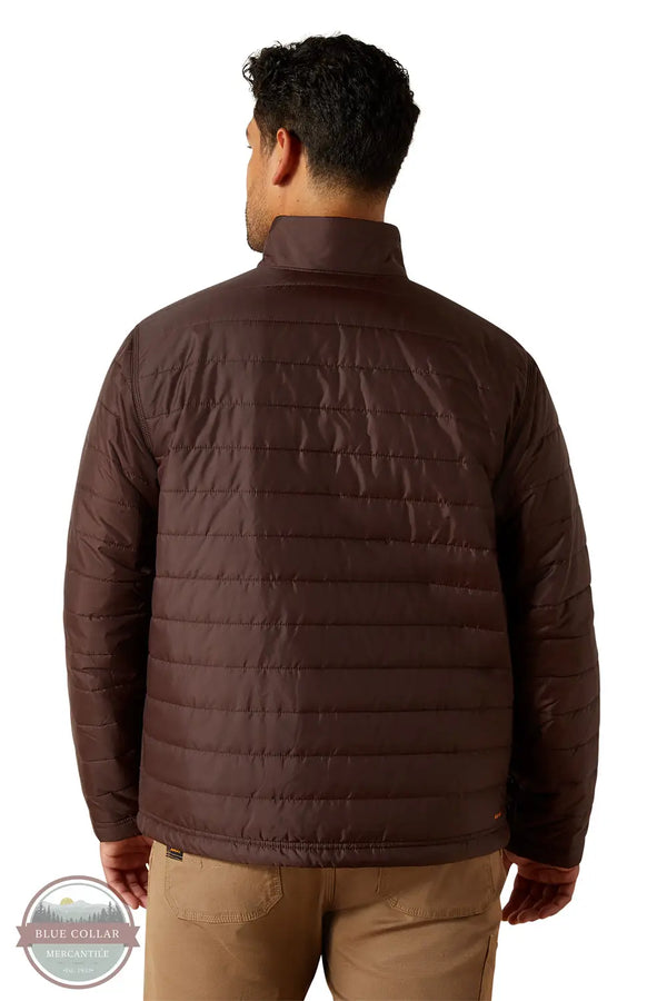 Ariat 10062279 Rebar Cordura Ripstop Lightweight Insulated Jacket in Brown, rear