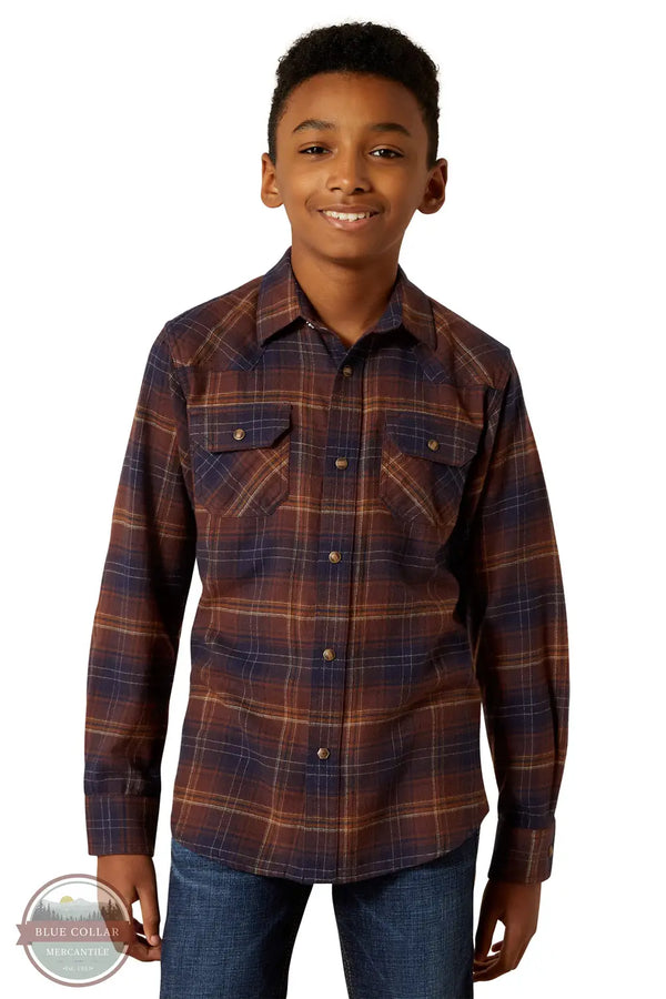 Ariat 10062467 Harleigh Retro Plaid Long Sleeve Shirt, front