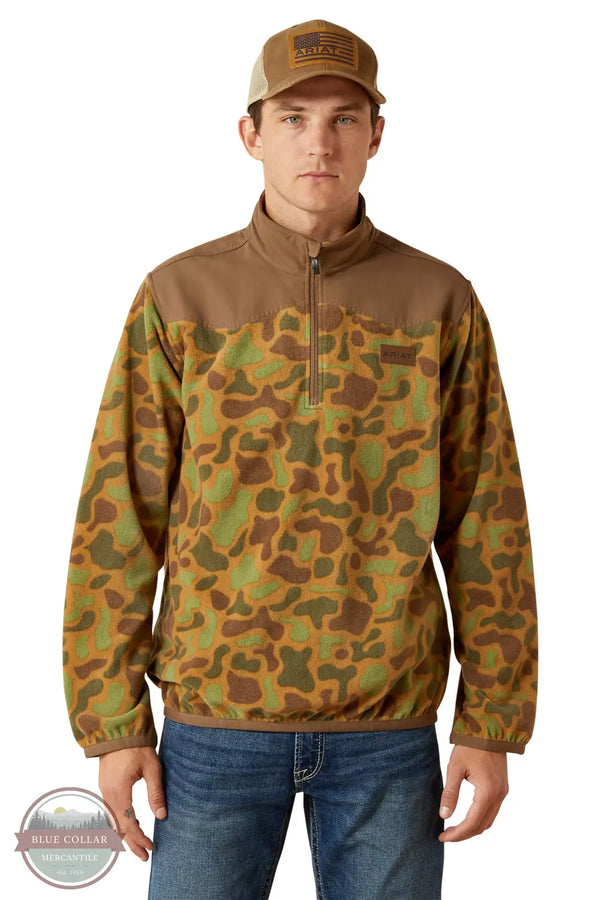 Ariat 10062489 Basis Camo Fleece Sweater, front