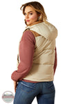Ariat 10062573 Frontier Puffer Vest in Tan/Brown, rear