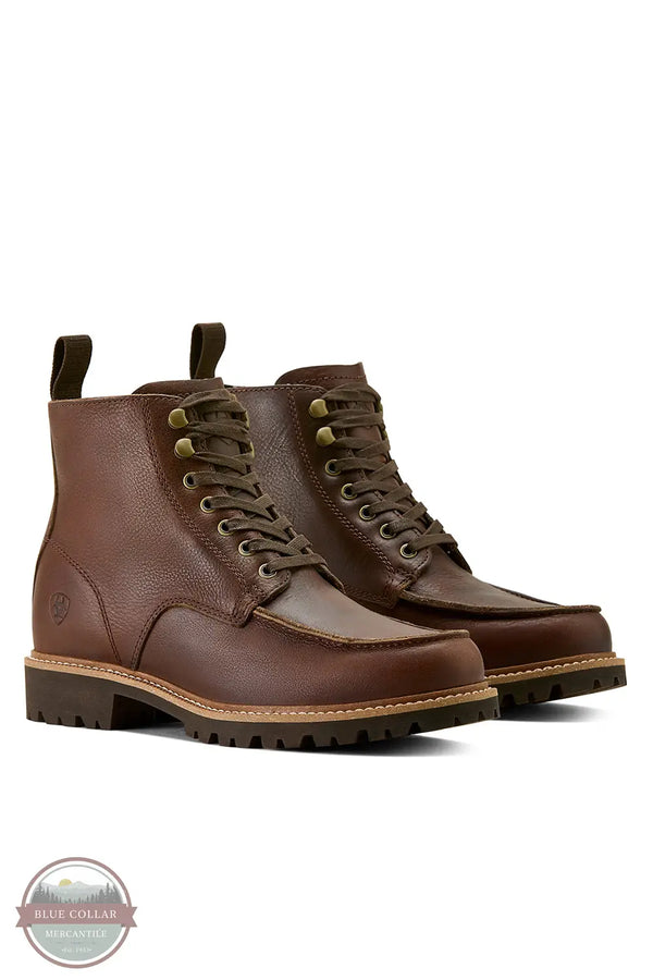 Ariat 10064038 Split Rock Moc Toe Lace Up Western Boot, pair