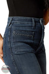 Ariat 10065915 Ultra High Rise Jill Wide Leg Jean front pocket zoom