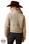 Ariat 10065958 Swirls Puffer Jacket in Tan, rear