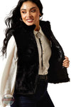 Ariat 10065974 Echo Reversible Black Vest, fur side