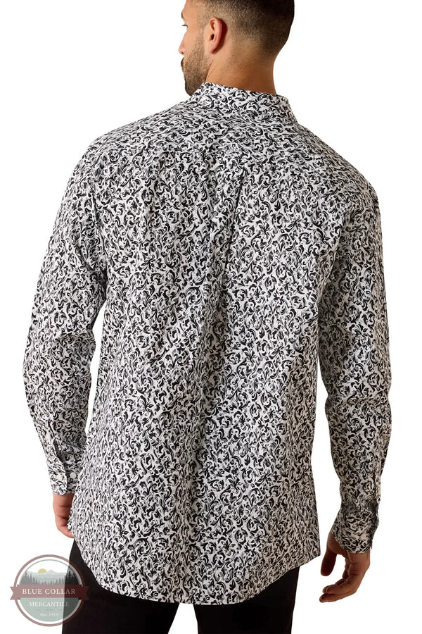 Ariat 10071029 Team Janson Classic Fit Long Sleeve Shirt back view