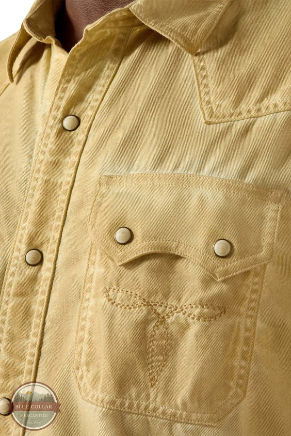 Ariat 10071091 Retro Hartigan Fitted Long Sleeve Snap Shirt detailed view