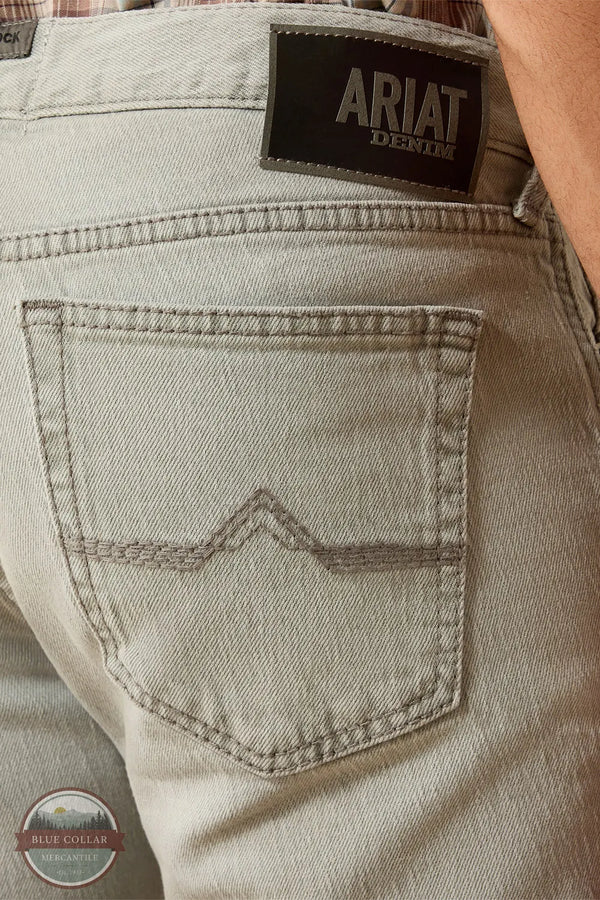 Ariat 10072981 M7 Slim Oliver Straight Leg Jean back pocket detail view