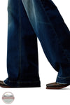 Ariat 10073012 Penelope Ultra High Rise Wide Leg Jean bottom jean detail