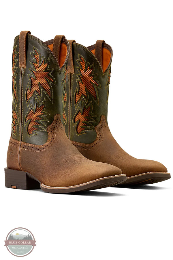 Ariat 10074161 Sport Cool VentTEK Square Toe Western Boot view of pair