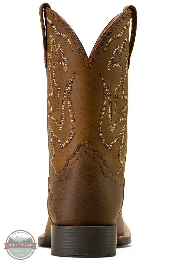 Ariat 10074193 Deer Ridge Square Toe Youth Western Boot back heel view