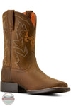 Ariat 10074193 Deer Ridge Square Toe Youth Western Boot single side view