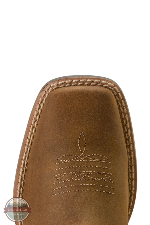 Ariat 10074193 Deer Ridge Square Toe Youth Western Boot toe view