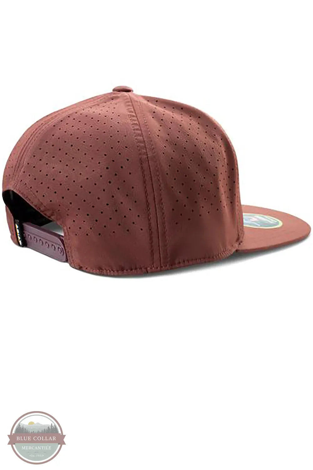 Ariat A290002409 Men's Cap Snap Back Bolt Patch Burgundy back view
