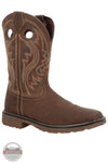 Durango DDB0527 Bark Brown Square Toe Western Pull-On Boot 3/4 main view