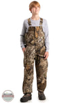 Berne BB21APX Youth Softstone Insulated Bib Overall in Realtree APX Camouflage front view