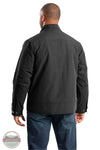 Berne J387 Highland Quilt-Lined Micro-Duck Jacket in Black, rear