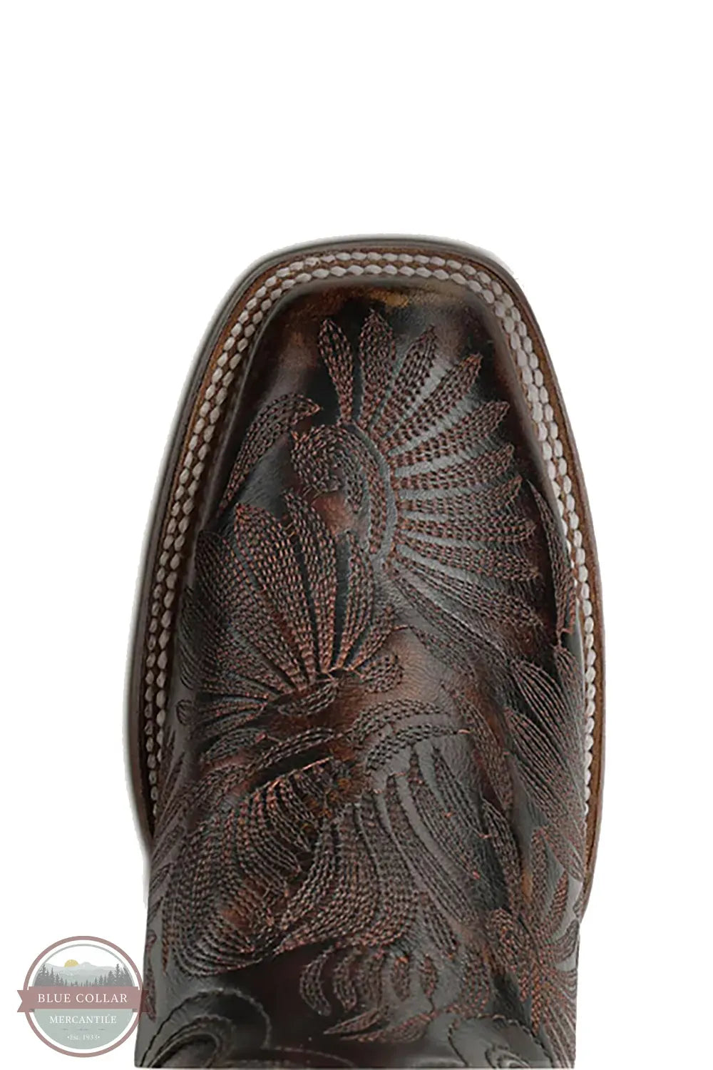 Corral A4848 - Women's Black Honey Floral Petal Embroidery Square Toe Cowboy Boots square toe view