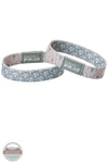 Versible's Boho Bouquet Tap To Pray® Wristband both sides shown