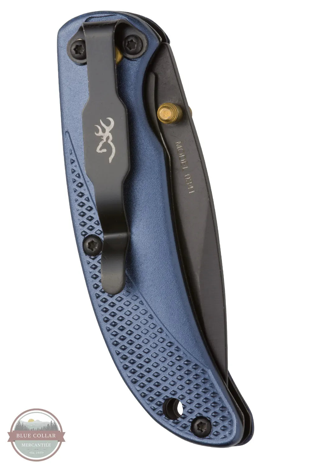 Browning 3220341 Prism III Pocket Knife in Blue closed