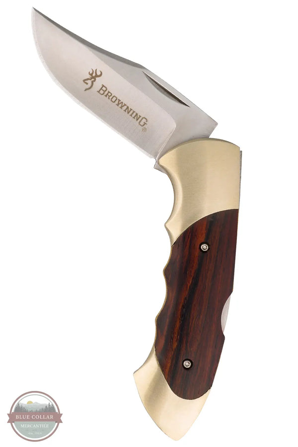 Browning 322111C Model 111C Lockback Folding Knife half open