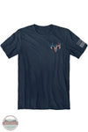 Buck Wear 2311 Patriot Eagle Short Sleeve T-Shirt in Navy, front
