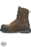 Carolina CA3701 Men's Blockade 8" Heat Resisting Waterproof Composite Toe Work Boot in Dark Brown opposite side view