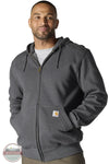 Carhartt 100614 Rain Defender Loose Fit Heavyweight Full-Zip Sweatshirt in Carbon Heather