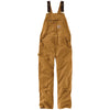 Carhartt 102776-211&nbsp;Relaxed Fit Duck Bib Overall in Carhartt Brown front view