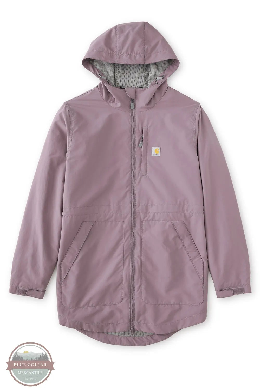 Carhartt 104221 Rain Defender Relaxed Fit Lightweight Jacket in Ash Berry Purple
