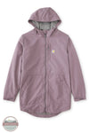 Carhartt 104221 Rain Defender Relaxed Fit Lightweight Jacket in Ash Berry Purple