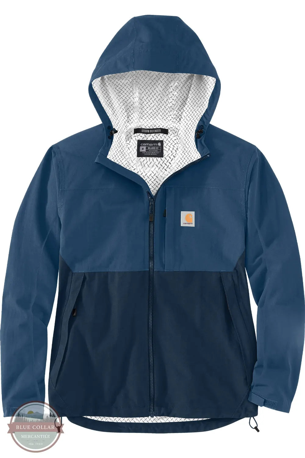 Carhartt 105751-HM7 Storm Defender Relaxed Fit Lightweight Packable Jacket in Blue