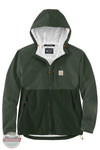 Carhartt 105751 Storm Defender Relaxed Fit Lightweight Packable Jacket in green, front view