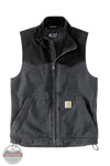 Carhartt 106433 Rugged Flex Relaxed Fit Duck Vest in Black E86, front