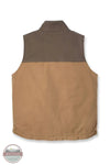 Carhartt 106433 Rugged Flex Relaxed Fit Duck Vest in Brown B84, rear