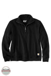 Carhartt 106451 TENCEL™ Fiber Series Relaxed Fit Half-Zip Sweatshirt in black, front