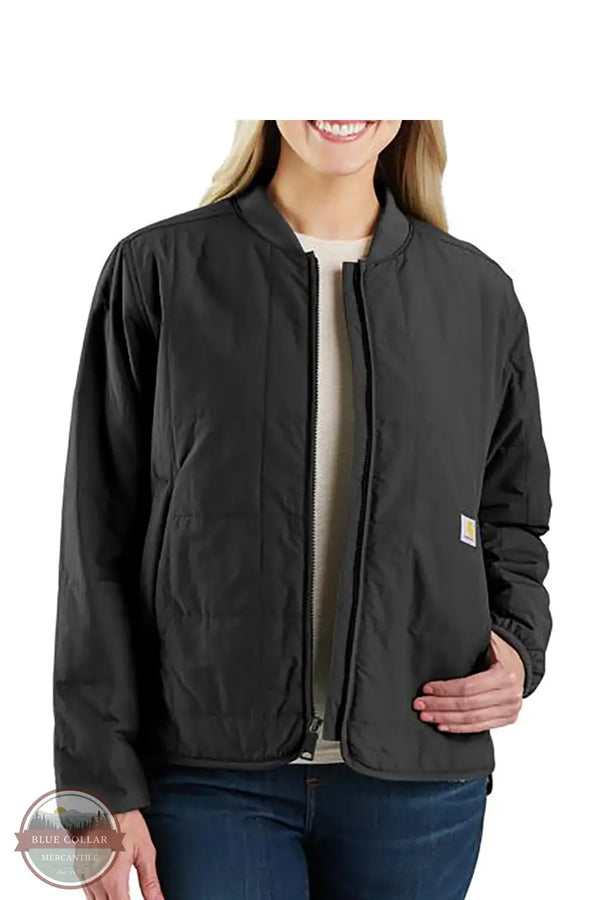 Carhartt 106486 Rockford Insulated Jacket in N04 black, lifestyle front