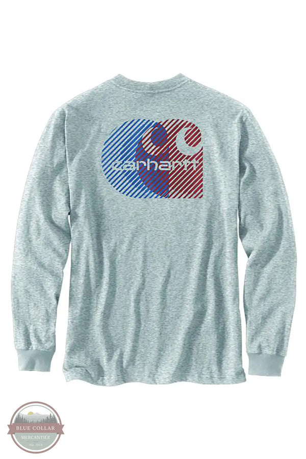 Carhartt 107036 C Graphic Long Sleeve Shirt, rear design