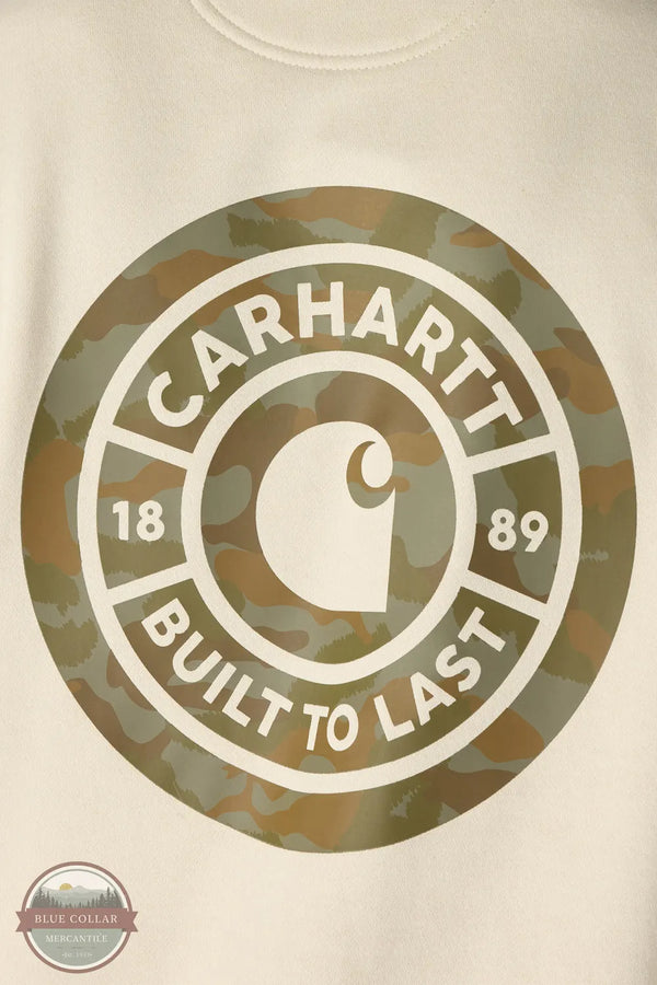 Carhartt 107461-A16 Sawyer Camo Sweatshirt  logo