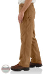 Carhartt B11-BRN Washed Duck Work Pants side view