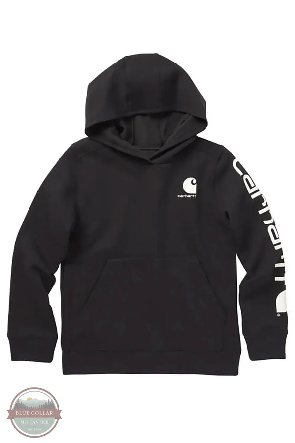 Carhartt CA6272 Sleeve Logo Hoody, black