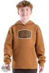 Carhartt CA6775 Boys Long Sleeve Graphic Hoodie D15 Youth Model Front View