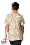 Carhartt CA6806 Boys Short Sleeve Pocket Camo T-Shirt in CR37 Brown Camo back view