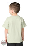 Carhartt CA6836-GN7 Boys Short Sleeve Dog Graphic Logo T-Shirt in Green back view