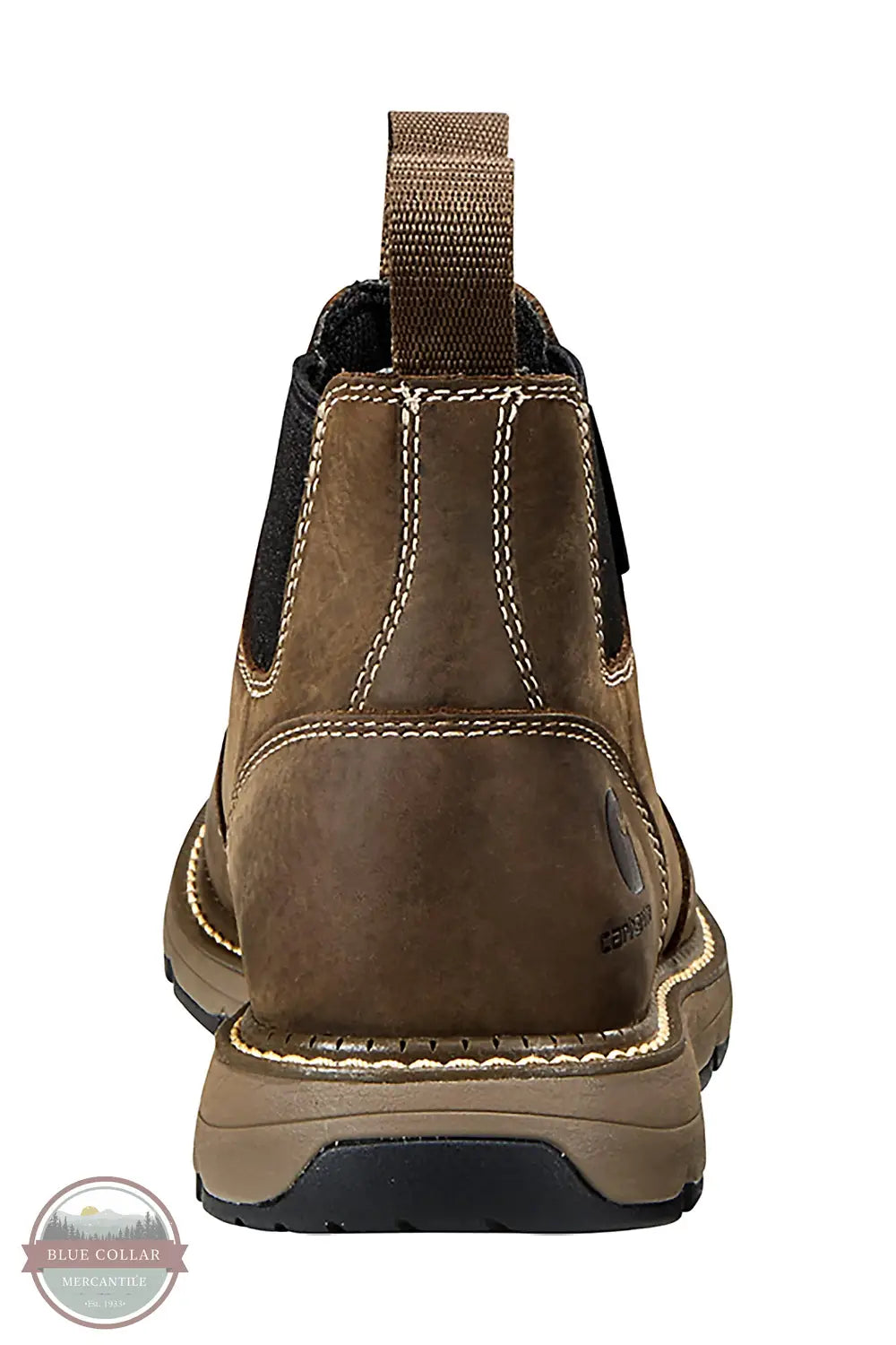 FM4085-W Millbrook Water Resistant Romeo Work Boot in brown, rear