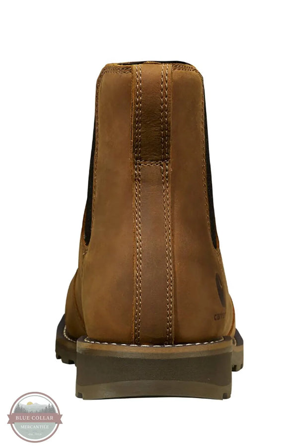 Carhartt FN6294-W Women's Frontier Water Resistant Steel Toe Chelsea in Bison Brown Oil Tan heel view