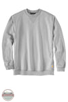 Carhartt K124-hgy Loose Fit Midweight Crewneck Sweatshirt in Heather Gray