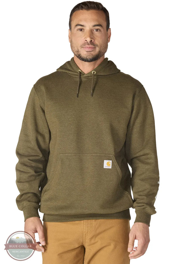 Carhartt K288-GO5 Loose Fit Midweight Logo Sleeve Graphic Hoodie Spring 26 Front